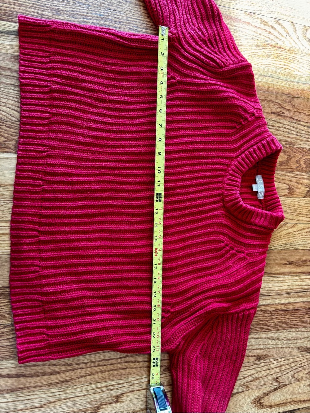J. Crew Ribbed Crewneck Sweater in Red - Picture 5 of 7